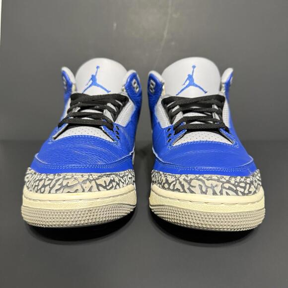 Nike Air Jordan 3 Retro Varsity Royal CT8532-400 Men Size 11 Shoes - Picture 5 of 11